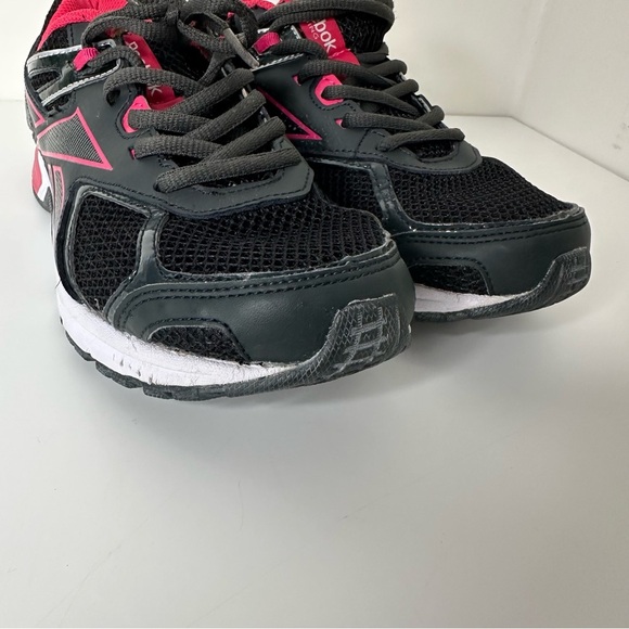 Reebok Quickchase Pink Black Womens Running Athletic Shoes - Picture 14 of 16